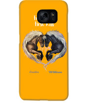 Load image into Gallery viewer, Horses From Our First Kiss Custom Name Gift For Girlfriend Phone case
