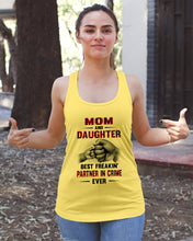 Load image into Gallery viewer, Mom And Daughter Best Freaking Partner In Crime Ever Ladies Flowy Tank
