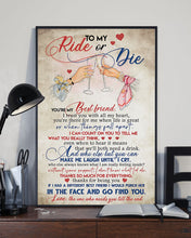 Load image into Gallery viewer, Thank So Much For Everything Meaningful Gift For My Ride Or Die Vertical Poster
