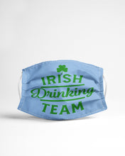 Load image into Gallery viewer, Irsih Drinking Team Green Shamrock St Patrick's Day Cloth Face Mask
