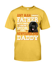 Load image into Gallery viewer, Someone Special To Be A Newfoundland Daddy Gift For Dog Lovers Guys Tee
