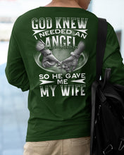 Load image into Gallery viewer, God Knew I Needed An Angel Gift For Husband Unisex Long Sleeve
