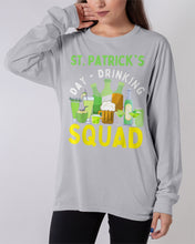 Load image into Gallery viewer, Happy St. Patrick's Day Printed Mug Drinking Squad 2021 Irish Shamrock Unisex Long Sleeve
