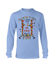 Load image into Gallery viewer, Gift For Autism Angel Grandma I Used To Be His Angel Now He's Mine Unisex Long Sleeve

