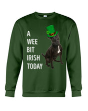Load image into Gallery viewer, Patterdale Terrier Irish Today St. Patrick's Day Printed Mug Sweatshirt
