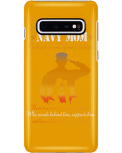 Load image into Gallery viewer, Son Gift For Navy Mom Behind Every Strong Soldier Phone case
