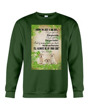 Load image into Gallery viewer, I'll Always Be By Your Side Labrador Clover St Patrick's Day Gift Sweatshirt
