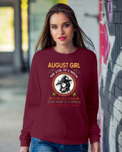 Load image into Gallery viewer, Birthday Gift For August Girl The Soul Of A Witch Sweatshirt
