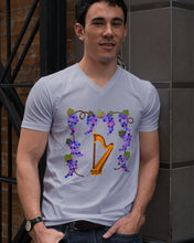 Load image into Gallery viewer, Grape Harp Music For Mom Printed Mug Guys V-Neck
