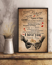 Load image into Gallery viewer, Rings Hand In Hand Gift For Fiance Falling In Love With You Vertical Poster
