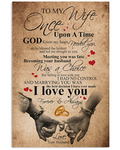 Load image into Gallery viewer, God Knew My Heart Needed You Gift For Wife Vertical Poster
