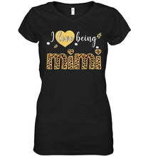 Load image into Gallery viewer, Meaningful Gift For Family I Love Being Mimi Ladies V-Neck
