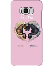 Load image into Gallery viewer, Horses From Our First Kiss Custom Name Gift For Girlfriend Phone case
