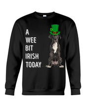 Load image into Gallery viewer, Great Dane Irish Today Green St. Patrick's Day Printed Mug Sweatshirt
