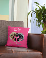 Load image into Gallery viewer, Horses From Our First Kiss Custom Name Gift For Girlfriend Pillow Cover
