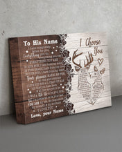 Load image into Gallery viewer, You Are My Life Wild Deer Custom Name Gift For Life Partner Matte Canvas
