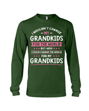 Load image into Gallery viewer, I Could Change The World For My Grandkids Unisex Long Sleeve
