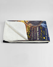 Load image into Gallery viewer, I'm Not Perfect Black And White Wolves Gift For Wife Sherpa Blanket
