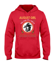 Load image into Gallery viewer, Birthday Gift For August Girl The Soul Of A Witch Hoodie
