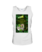 Load image into Gallery viewer, Weimaraner And Baby Yoda Shamrock St. Patrick's Day Color Changing Mug Unisex Tank Top
