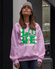 Load image into Gallery viewer, Teaching Love Clover St Patrick's Day Gift Sweatshirt
