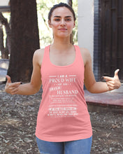 Load image into Gallery viewer, I Am A Proud Wife Of An Irish Husband Gift For Family Ladies Flowy Tank
