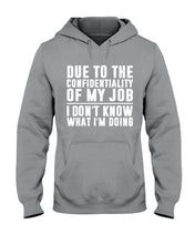 Load image into Gallery viewer, I Don't Know What I'm Doing Black And White Printed Mug Hoodie
