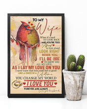 Load image into Gallery viewer, Cardinal Couple As I Lay My Love On You Gift For Wife Vertical Poster
