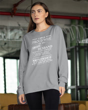 Load image into Gallery viewer, I Am A Proud Wife Of An Irish Husband Gift For Family Unisex Long Sleeve
