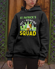 Load image into Gallery viewer, Happy St. Patrick's Day Printed Mug Drinking Squad 2021 Irish Shamrock Hoodie

