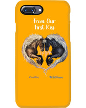Load image into Gallery viewer, Horses From Our First Kiss Custom Name Gift For Girlfriend Phone case
