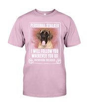 Load image into Gallery viewer, English Mastiff Personal Stalker St. Patrick's Day Printed Mug Guys Tee
