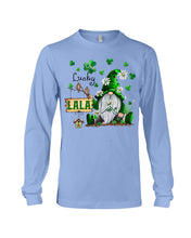 Load image into Gallery viewer, Leprechaun Gnome One Lucky Lala Clover St Patrick's Day Gift Unisex Long Sleeve
