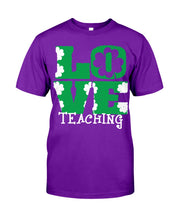Load image into Gallery viewer, Teaching Love Clover St Patrick's Day Gift Guys Tee
