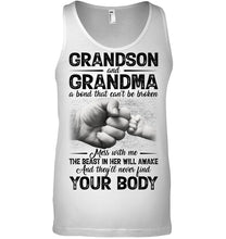 Load image into Gallery viewer, Can't Be Broken Grandma And Grandson Unisex Tank Top
