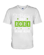 Load image into Gallery viewer, The One Where We Drank Alone St Patrick's Day Gift Guys V-Neck
