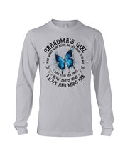 Load image into Gallery viewer, Blue Butterfly Gift For Angel Grandma Your Wings Were Ready Unisex Long Sleeve
