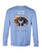 Load image into Gallery viewer, Horses From Our First Kiss Custom Name Gift For Girlfriend Sweatshirt
