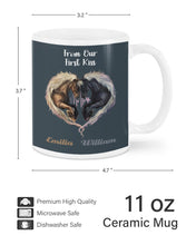 Load image into Gallery viewer, Horses From Our First Kiss Custom Name Gift For Girlfriend Mug
