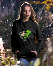 Load image into Gallery viewer, Rabbit Not Lucky Simply Blessed Heart Clover St Patrick's Day Gift Hoodie
