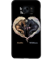 Load image into Gallery viewer, Horses From Our First Kiss Custom Name Gift For Girlfriend Phone case
