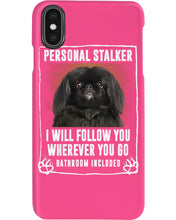 Load image into Gallery viewer, Black Pekingese Personal Stalker St. Patrick's Day Printed Mug Phone case
