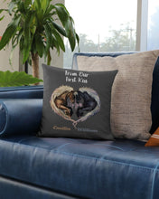 Load image into Gallery viewer, Horses From Our First Kiss Custom Name Gift For Girlfriend Pillow Cover
