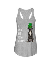 Load image into Gallery viewer, Great Dane Irish Today Green St. Patrick's Day Printed Mug Ladies Flowy Tank
