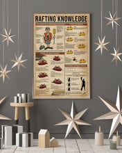Load image into Gallery viewer, Something You Should Know About Rafting Knowledge Vertical Poster
