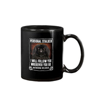 Load image into Gallery viewer, Black Pekingese Personal Stalker St. Patrick's Day Printed Mug Mug
