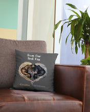 Load image into Gallery viewer, Horses From Our First Kiss Custom Name Gift For Girlfriend Pillow Cover
