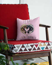 Load image into Gallery viewer, Horses From Our First Kiss Custom Name Gift For Girlfriend Pillow Cover
