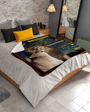 Load image into Gallery viewer, Through Both The Tears And Laughter Gift For Husband Sherpa Blanket
