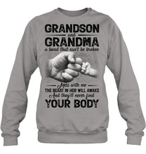 Load image into Gallery viewer, Can't Be Broken Grandma And Grandson Sweatshirt
